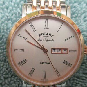 Rotary Limited Edition "Les Originales" Men’s 38mm Watch, Rose Gold and Silver